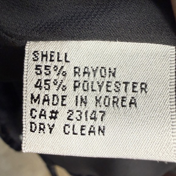 Vintage Talbots Women's Black Floral Velvet Burnout Whimsigoth Witchy Top Sz 16 - Picture 6 of 7